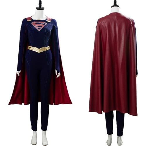 In the stock) Kara Cosplay Costume Outfit Jumpsuit Cape Belt Halloween Carnival Outfit women clothing