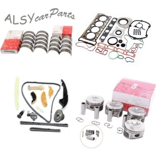 YIMIAOMO Engine Overhaul Rebuild Piston Timing Chain Tensioner Seal Gasket Kit For Audi A4 A5 VW Jetta Passat 2.0TFSI CCTA CCZA