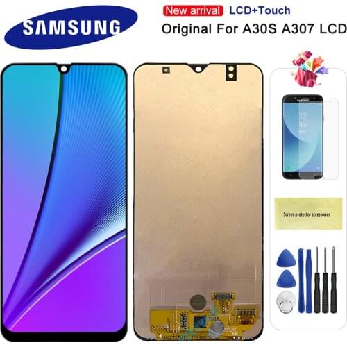100% Original LCD For Samsung Galaxy A30S A307 A307F A307G A307YN LCD Display Touch Screen Digitizer Assembly Replacement