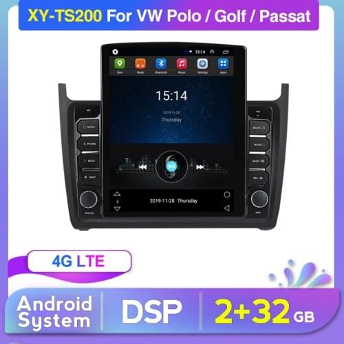 Tesla screen 2+32G 9.7' Android Car dvd Multimedia Player For Volkswagen VW polo sedan 2008 2009 2010 - 2015 WIFI Auto stereo