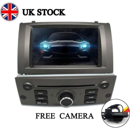 Android 9.0 Car DVD CD Player for Peugeot 407 2004-2010 Car GPS Satnav car stereo unit GPS navigation multimedia free camera