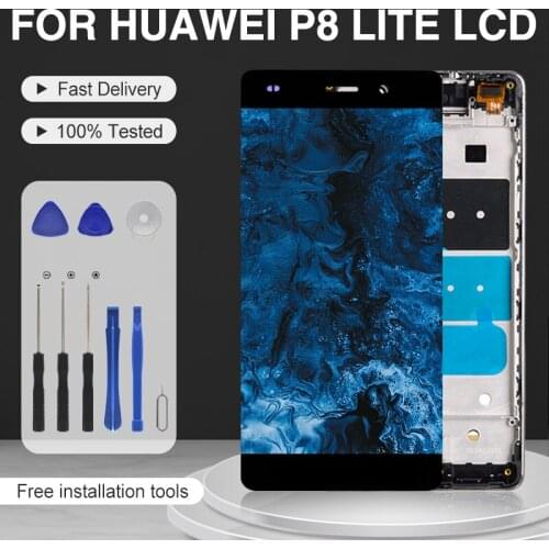 Dinamico 5.0inch For Huawei P8 lite 2015 Lcd Display With Touch Panel Glass Screen Digitizer Assembly Free Shipping With Tools