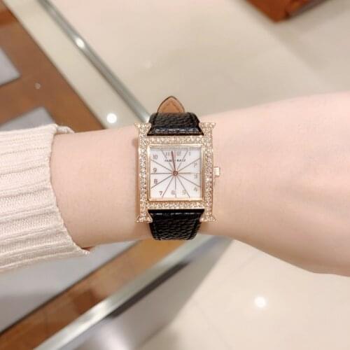 PABLO RAEZ H Women Fashion Casual clock Waterproof Quartz luxury watch Orange Leather Lady Elegant WristWatch Girls luxury watch