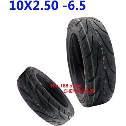 CST 10x2.50-6.5 vacuum tire folding micro electric scooter thickened explosion-proof tubeless tire
