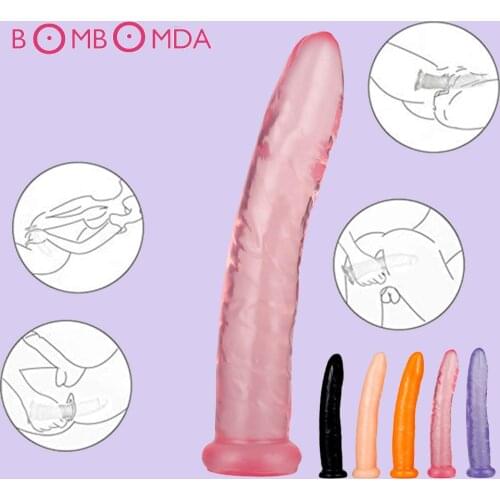 Dildo No Vibrator Sex Toy For Women 17cm Huge Penis Dog Dildo Horse Dildos Jelly Dildo Realistic Dildo For Women Masturbator Toy