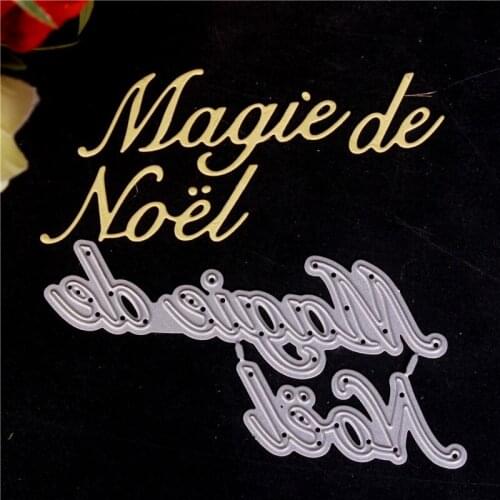 French word Metal Cutting Dies for Diy Scrapbooking Die Cut New Cuts Paper Card Making Craft Embossing I love you
