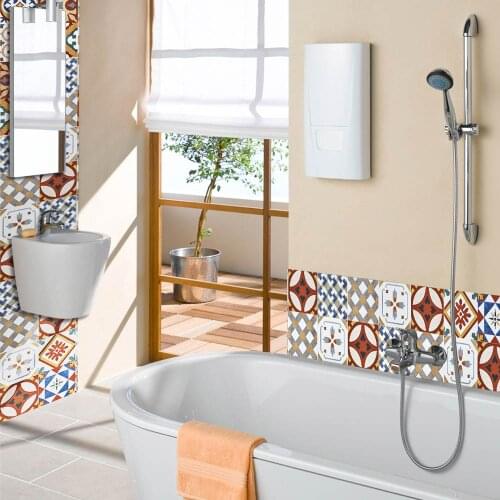 Simulation European-style tile self-adhesive paper restaurant wall DYI decoration creative wall sticker waterproof PVC wallpaper