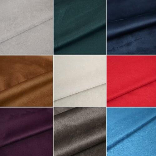 Imported double-sided elastic suede fabric thickened suede fabric goose velvet tassels non-fringing sofa clothing