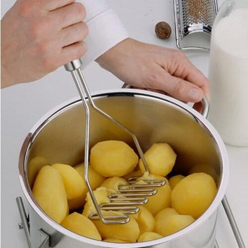 Kitchen Gadgets Stainless Steel Potato Mud Pressure Mud Machine Potatoes Masher Ricer Fruit Vegetable Tools Accessories
