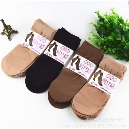 Fashion Summer 10 Pairs/Lot Thick Women Socks Korean Style Women Cute Crazy Socks Kawaii Streetwear Transparent Socks