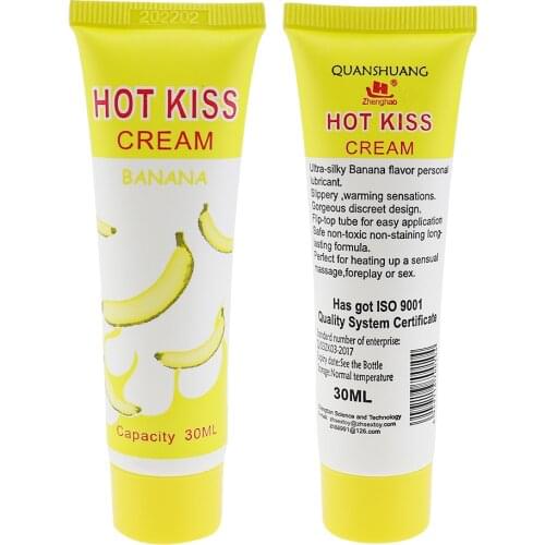 30/50/100ml Natural Edible Sweet Personal Fruit Flavour Jelly Water-Based Massage Lubricant Lube Gel Oil Cream for Women Man