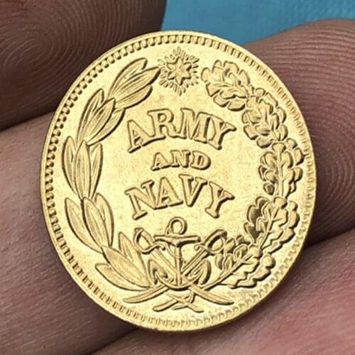 19MM Army and Navy Commemorative Collectible Coin Gift Lucky Challenge Coin