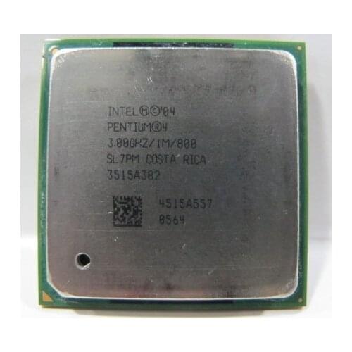 Intel Pentium P4 3.0 4 3 GHz Socket 478 p4 3.0 1M 800 SL7PM specifications EO P4 3.0E CAN WORK IN STOCK