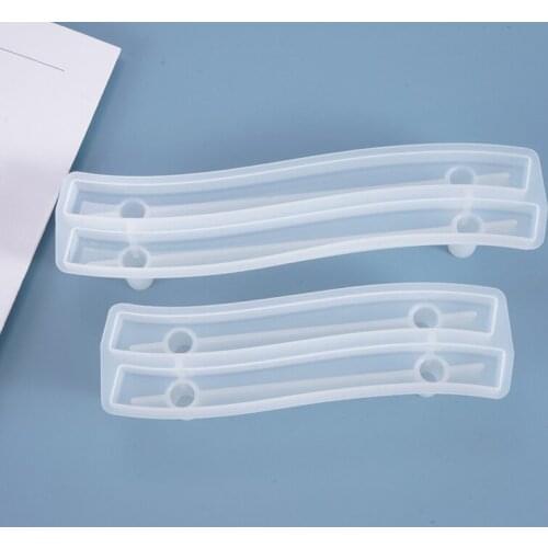 DIY Crystal Epoxy Mold, Compote Handle, Decorative Hand, Ornament Bending Silicone Mold