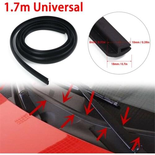 Drop Shipping Protective Rubber Gasket Strip Under Windshield Wiper Panel Decor