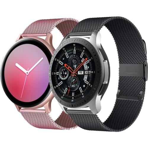 20mm/22mm Band for Samsung Galaxy watch 3 41mm 45mm magnetic loop belt bracelet huawei watch gt 2e/2pro strap Active 2/amazfit