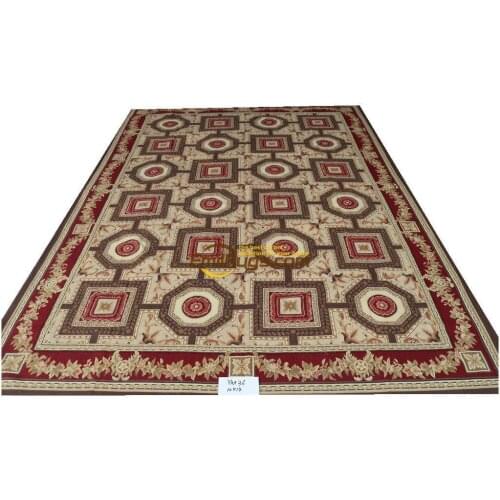 Wool french aubusson rug en 305CMX427CM (10 'X 14') YM36gc156aubyg6