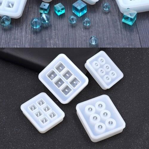 Jewelry Silicone Mold DIY Mirror Pendant Silicone Mold Handmade Process Epoxy Resin Bead Mold