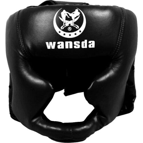 Headgear Head Guard Training Kick Boxing Protector Sparring Gear Face Helmet