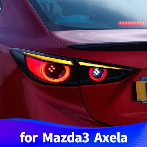 Taillight Assembly for Mazda3 2014-2017 Axela tail light LED running light LED sequential turn signal LED brake light