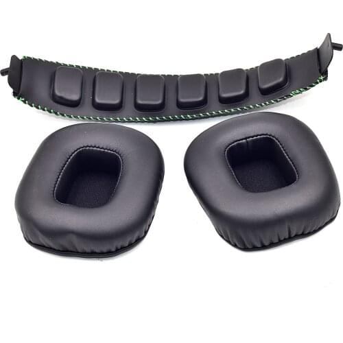 Defean Repair Parts Suit Replacement Ear Pads and Headband Pad for Razer Tiamat 7.1 / Tiamat 2.2 Headset