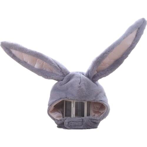 Halloween Party Cosplay Women Girls Long Bunny Ears Cap Cosplay Beanie Plush Hat