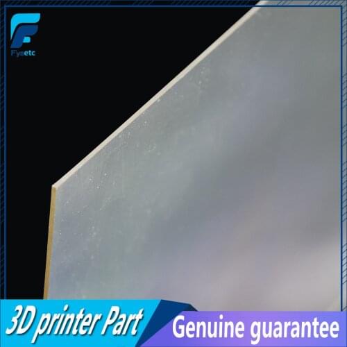 1PC PSU Polysulfone 3D Printer bed 300x300x1mm /12''1mm PSU Cold Polysulfone sheet Surface VS PEI with 3M 468MP Adhesive Tape