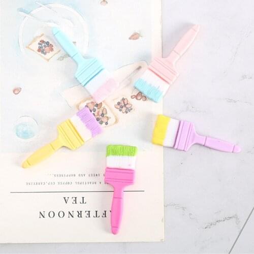 10Pcs/lot Simulation Brush Flat back Resin Cabochon Scrapbooking Hair Bows Center Accessories DIY Phone Case Decoration Craft