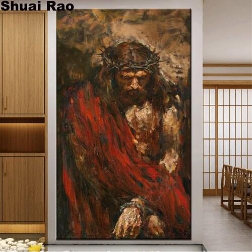 5d Diy embroidery diamond Jesus Christ icon diamond painting full square mosaic religion 3d picture of rhinestone cross stitch