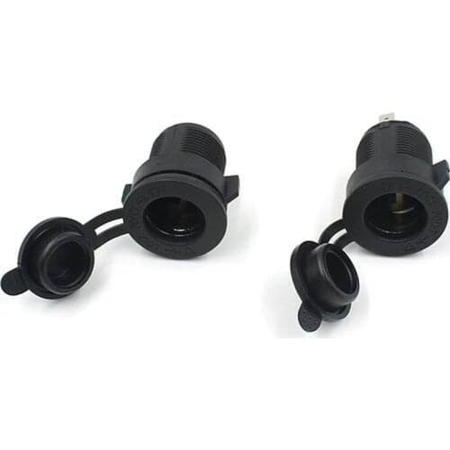 Car charger motorcycle waterproof plastic cigarette lighter socket GPS power socket car power supply seat X2
