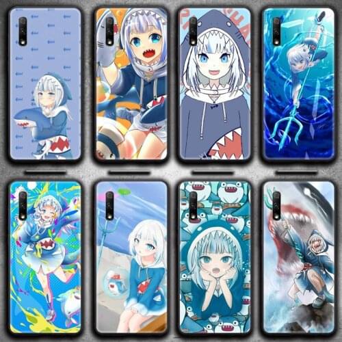 Hololive Gura Gawr shark Girl Phone Case For Huawei Nova 6se 7 7pro 7se honor 7A 8A 7C 9C Play
