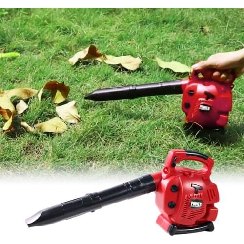 Kids Simulation Leaf Blower Toy Electric Gardening Lawn Gift Toys Pretend Playing For Children 3-12 Years Old