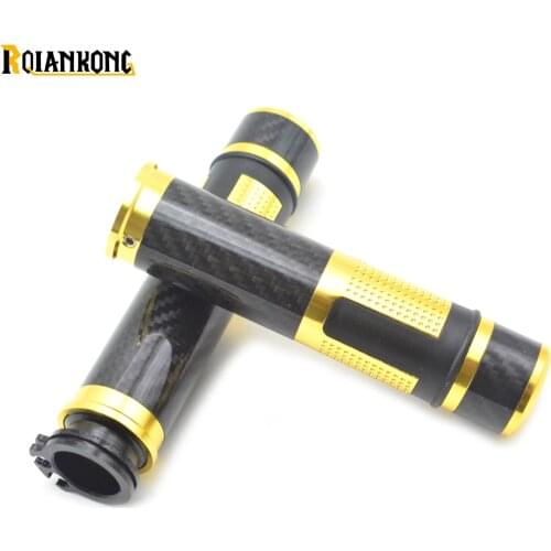 Hot!CNC 22\24mm Motorcycle Carbon fiber Hand Handle Grip Handlebar Cap for Ducati MONSTER 400 620 695 696 796 821 1100 1200