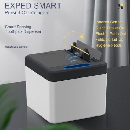 Intelligent induction automatic toothpick machine in Home Restaurant Hotel automatically pop up electric toothpick cylinder