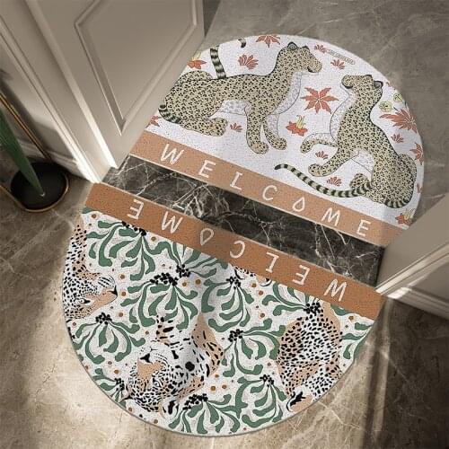 American Entrance mat Cuttable pvc wire loop Porch door mat Semicircle dust removal carpet custom made outdoor waterproof rug