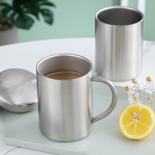 Water Mug Portable Double Wall Stainless Steel Travel Termo Cup for Home reliable and durable