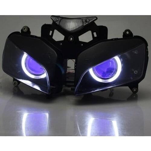 Motorcycle Modified Headlamp Custom Projector Conversion Headlight HID Assembled Headlight For Honda CBR1000RR CBR1000RR 04-07