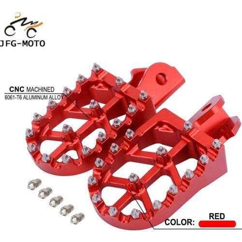 Motorcycle New 2019 CNC Aluminum Foot Peg Footpegs Pedal Footrest For HONDA CRF150F CRF230F CRF 150 230 F 2003-2019 Dirt Bike