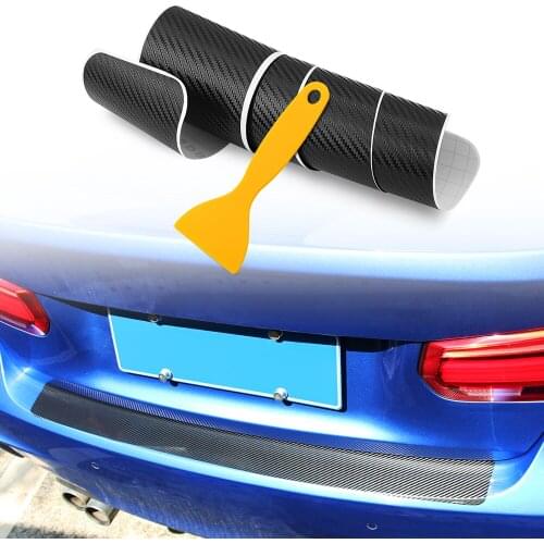 Carbon fiber Car Rear Bumper Stickers for Seat FR Leon Ibiza Altea cupra Tarraco mii Alhambra