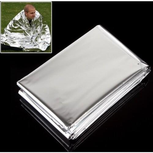 Outdoor Double-sides Silver Emergency Survival Rescue Blanket
