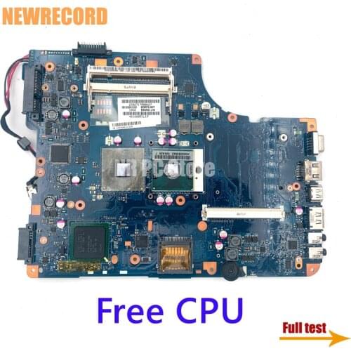 NEWRECORD K000080430 KSWAA LA-4981P For Toshiba Satellite L500 L550 Laptop Motherboard GM45 DDR2 Free CPU with graphics slot