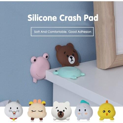 New Cute Cartoon Silicone Crash Pad Household Soft Table Corner Guards Baby Kids Safety Anti-collision Tool Stopper Mute Pads