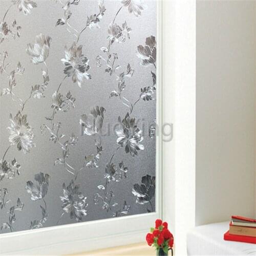 Thermal Control Glass Window Stickers Window Self-adhesive Static Privacy Decoration Uv Blocking Cover Film Frosted