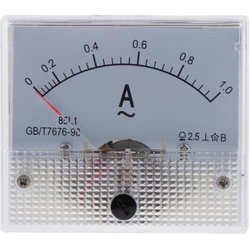 Accurate 85L1 AC Analog Panel Ammeter Gauge Ampere Current Meter