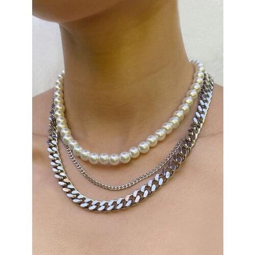 ALYXUY Silver Chains