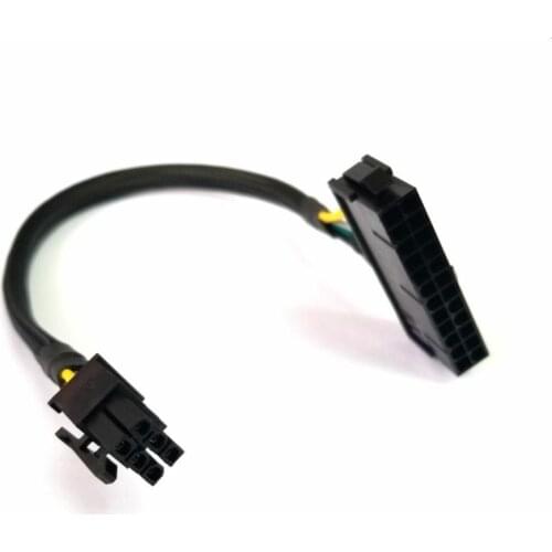 ATX PSU Standard 24Pin Female to 6P Male Internal Power Adapter Converter Cable For Dell 6 PIN 3060 5060 7060 Mainboard