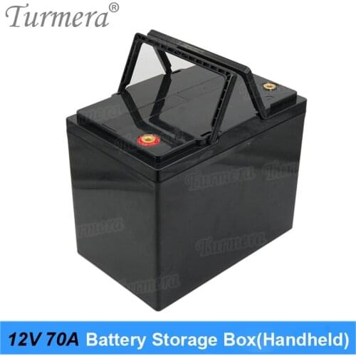 12V Battery Storage Box for 3.2V Lifepo4 Battery Use Can Build 70Ah to 100Ah for Solar System Uninterrupted Power Supply Turmera