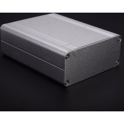 1pc Extruded Aluminum Electrical Project Instrument Case Silver Enclosure Box 110*88*38mm