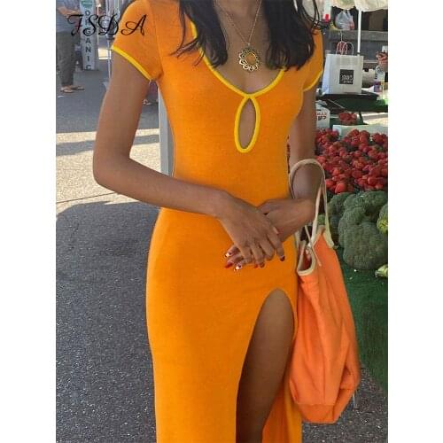 Летние платья с коротким рукавом FSDA China At AliExpress