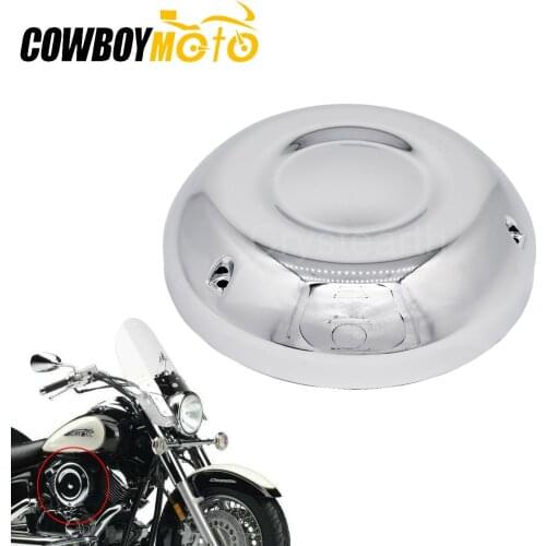 Chrome Motorcycle Plastic Air Filter Cleaner Cover For Yamaha Dragstar V-Star V Star 650 XVS650 XVS650A XVS650AT